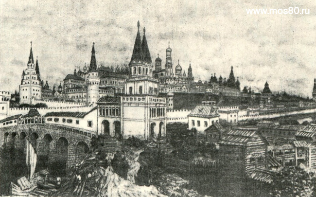 Кремль в 17 веке