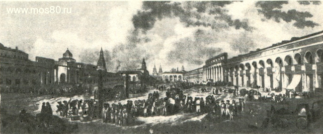 Красная площадь в 18 веке